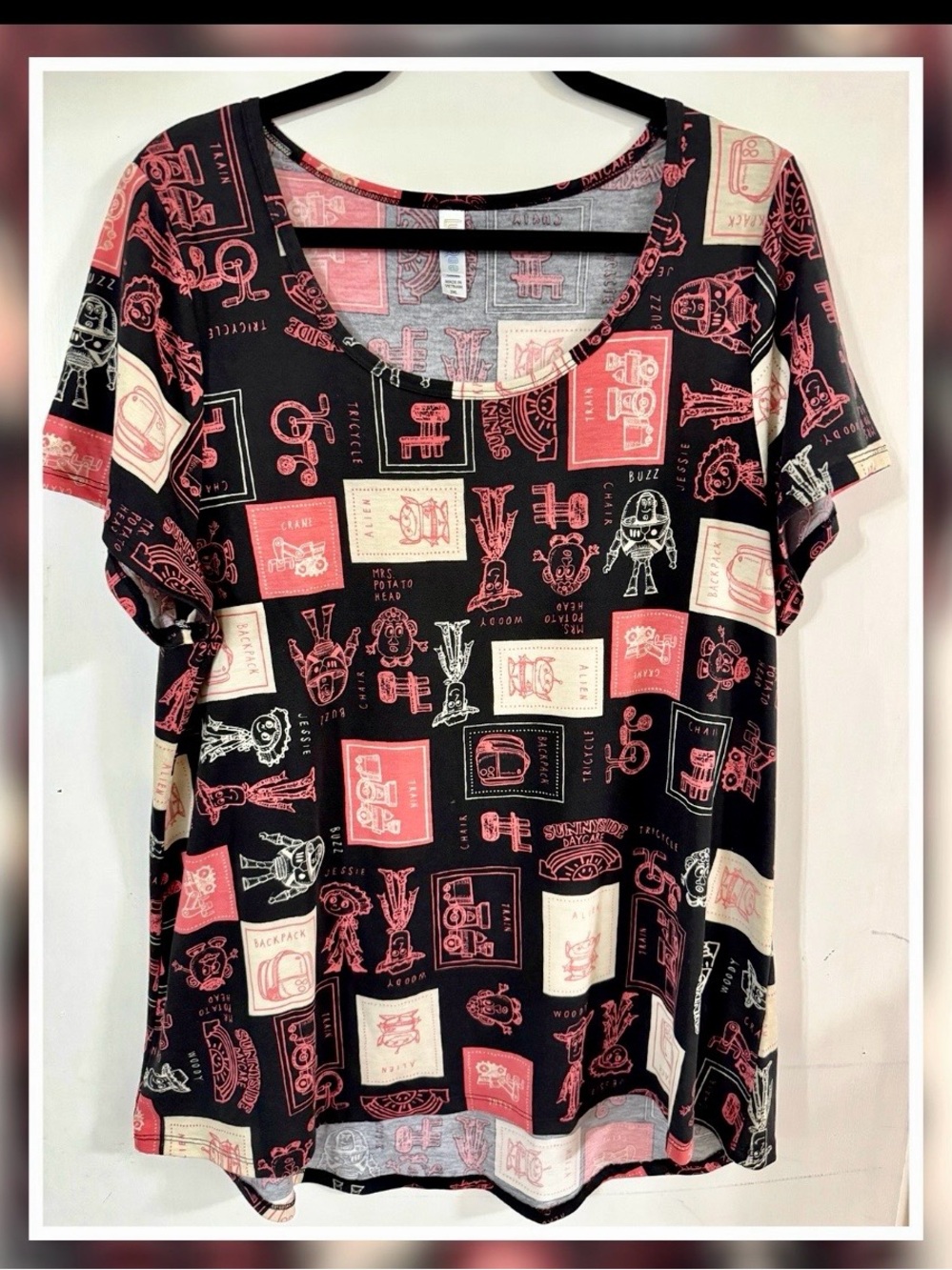 LuLaRoe Disney Pixar Toy Story Classic T 2XL Woody Buzz Jessie Sunnyside